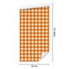Colorful Retro Peach Plaid Wallpaper for Living Room and Bedroom 50x1000