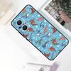 Cartoon Shark Case For OPPO Reno 8 7 6 5 4 Lite 10 Pro 11F 4Z 5Z 8T OPPO Find X2 X3 X5 Lite X6 Pro Cover