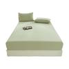 Autumn/Winter Thick Solid Color Cotton Flannel Fitted Sheet & Dust Cover