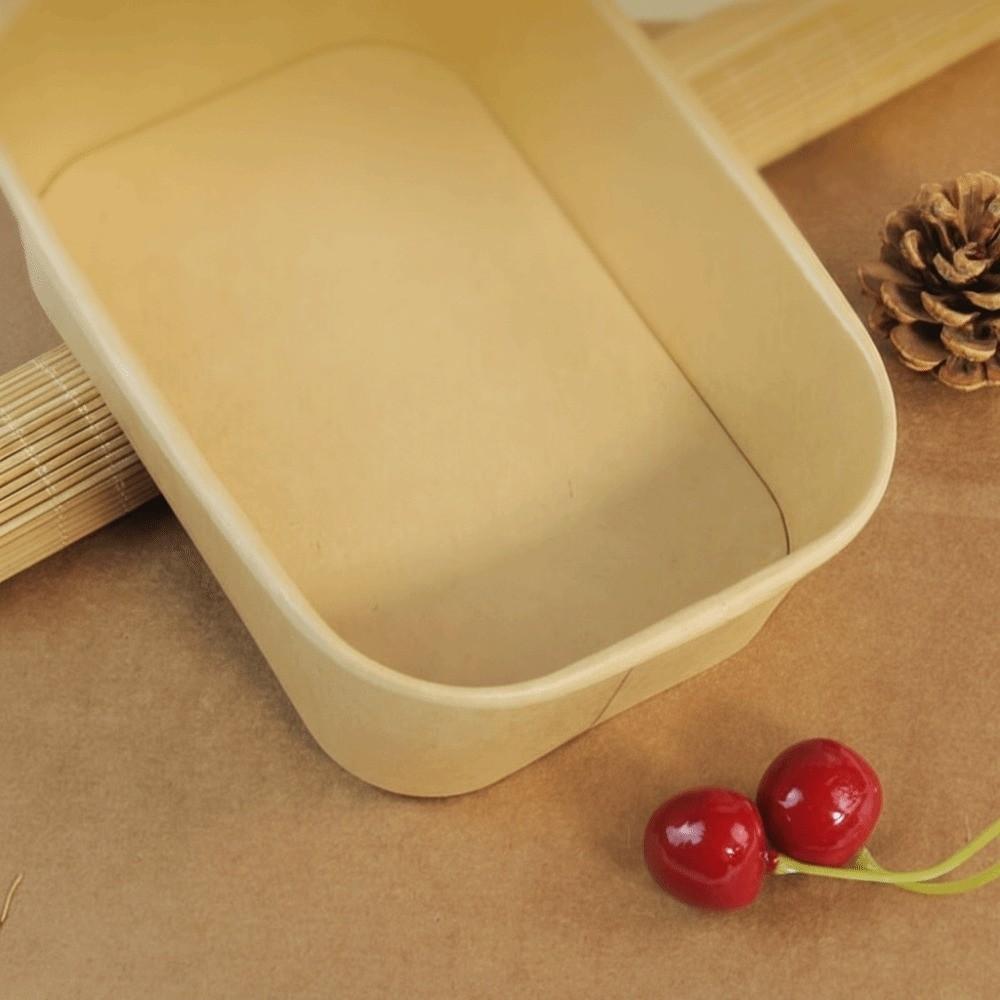 10PCS/Set Square Disposable Lunch Box with Lid Food Packing Box Takeaway Packing