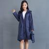 Women's Waterproof Jacket Raincoats Casual Hooded Outdoor Fashion Unisex Long Coat