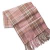 Skin-Friendly Plaid Scarf