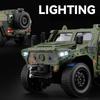 1:20 Dongfeng MS Off-road Armored Vehicle Model Sound Light Pull Back Simulation Alloy Military Model Car Diecast Toy Boy Gift