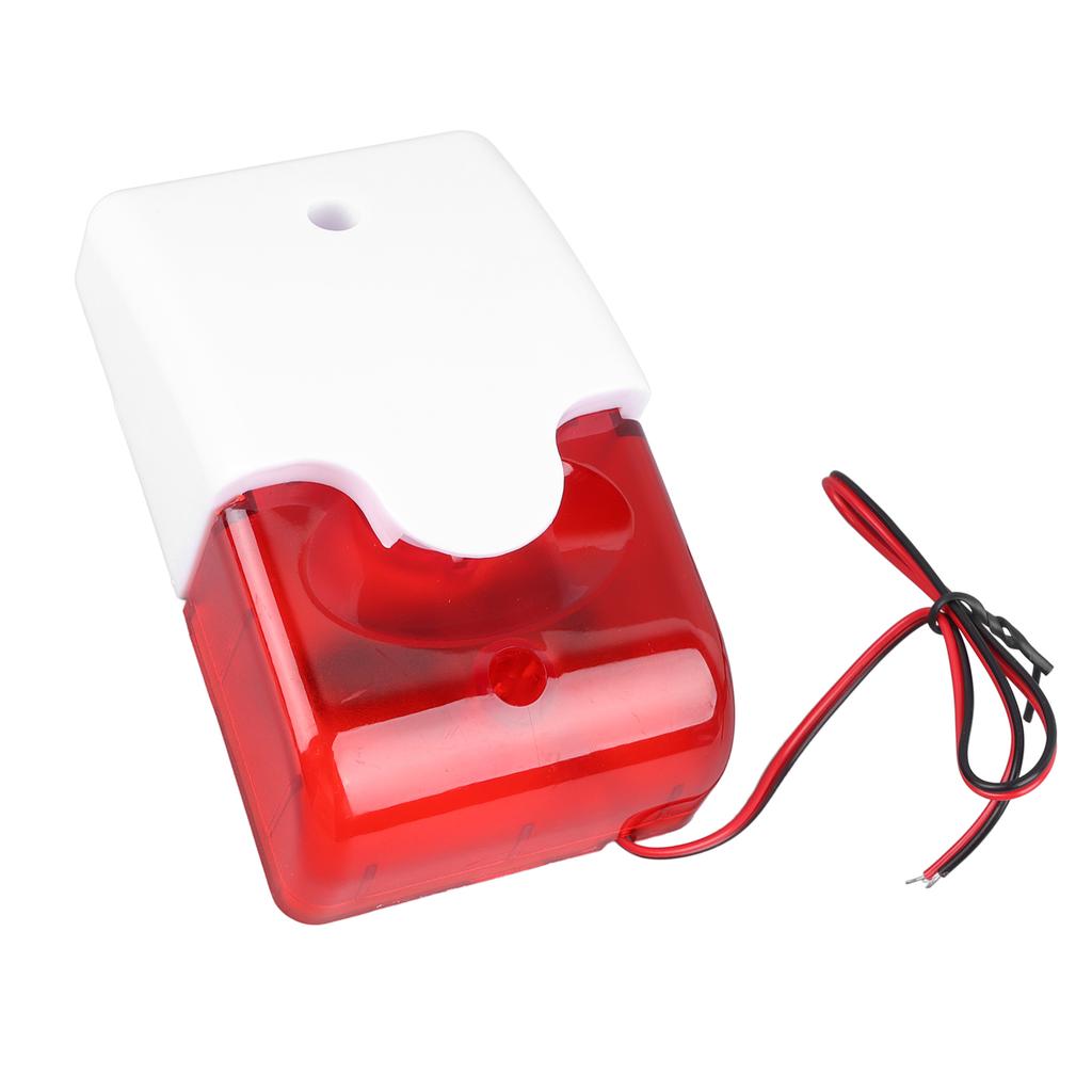 Wired Alarm Strobe Flashing Light 220V Horn Flash Sound Siren for Home Security Alarm System
