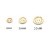 20pcs 2 Holes Natural Wooden Buttons for Clothes Decorative Button Diy Handmade 2 Eyelets Bottons Sewing Accessories3