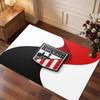 Athletic Bilbao Football Print Crystal Velvet Rug, Comfortable Water Absorbent Non Slip Indoor Floor Carpet