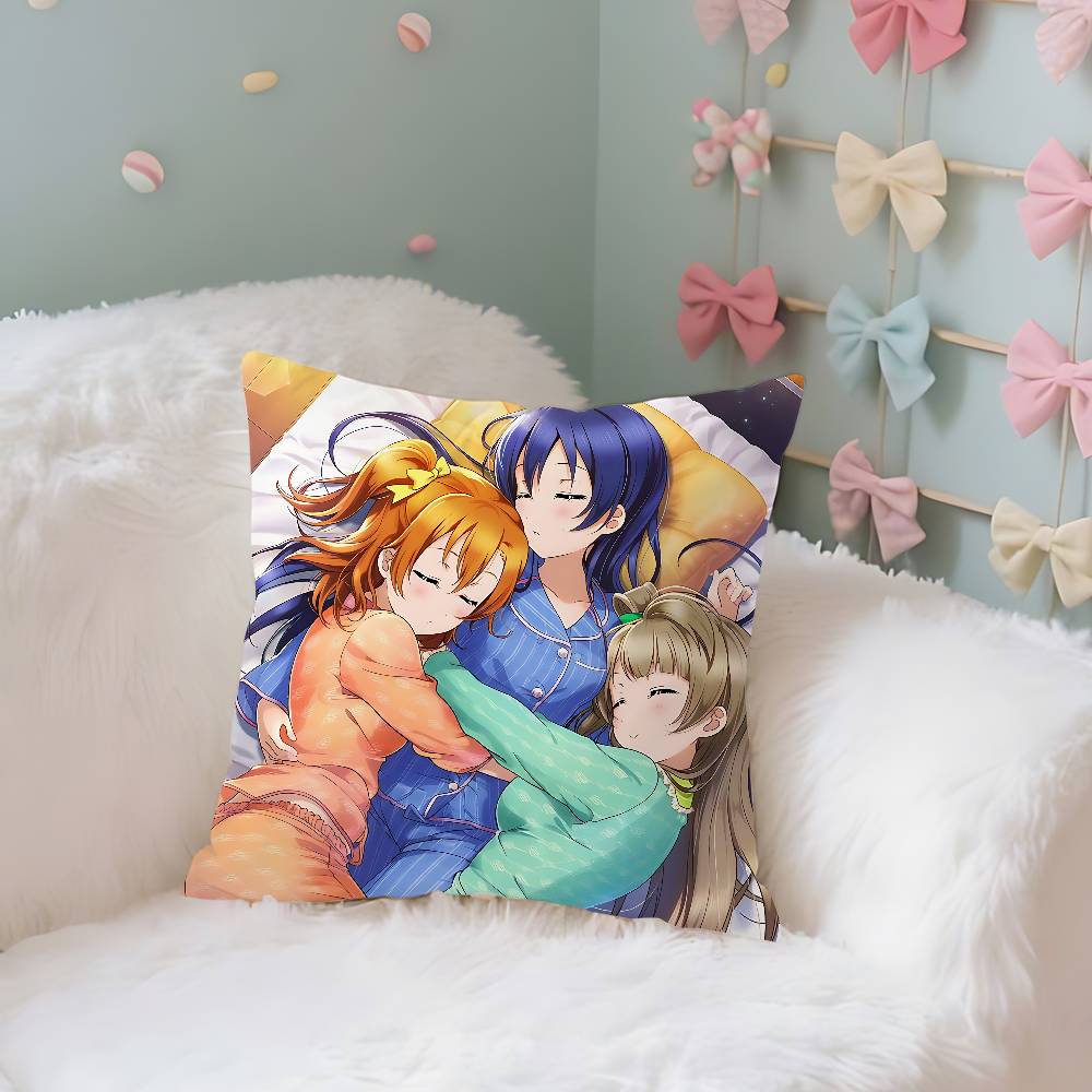 The Pet Girl Of Sakurasou Pillow Case Throw Pillow Cover Nordic Vintage Style Cushion Covers Home Living Room Sofa Couch Seat