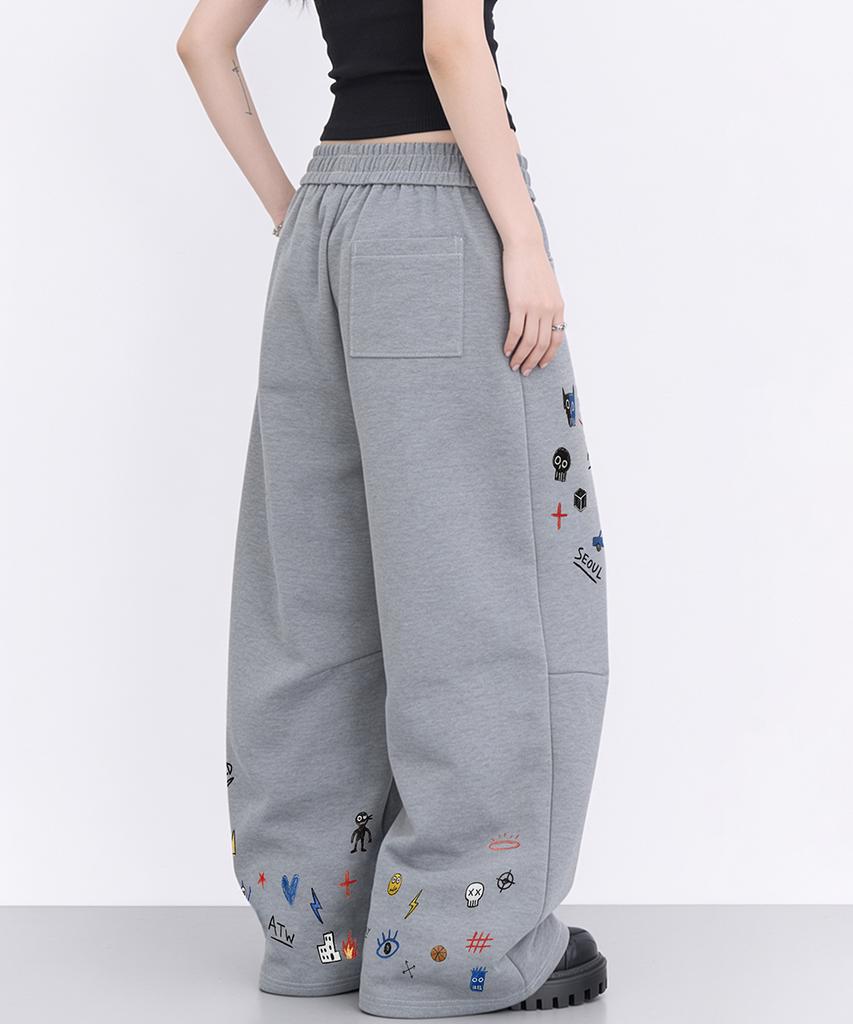 ARTISTWEAR [Atw] Little Chaos Line Wide Pants - 2 Colors