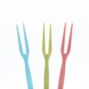 50 Pcs Cartoon Two-tooth Household Cute Disposable Fruit Forks