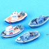 Hage Miniatyrer Landskap Mikrobåter Resin Ornamenter Utsøkt Ship Nautical Home Decor