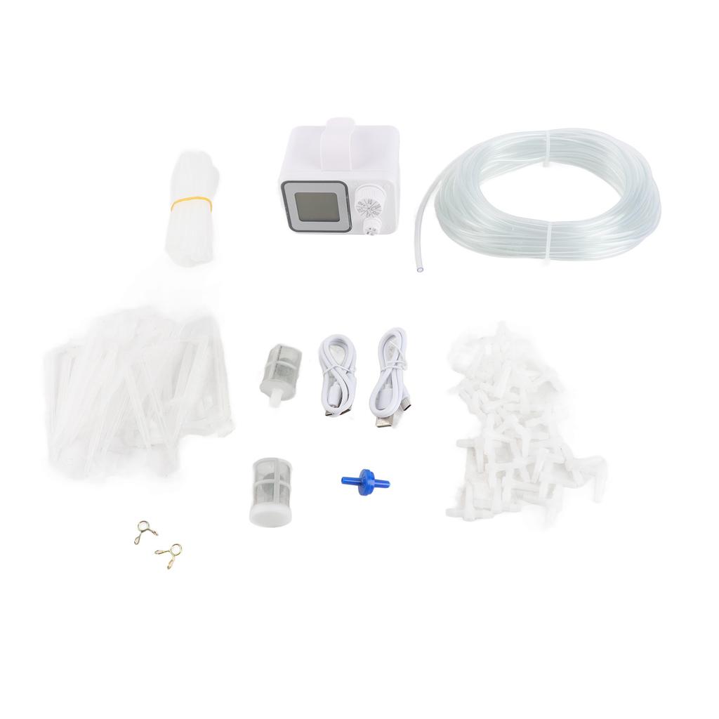 Automatic Watering System LCD Display Timer Plant Waterer Irrigation Kit for Garden Balcony Office
