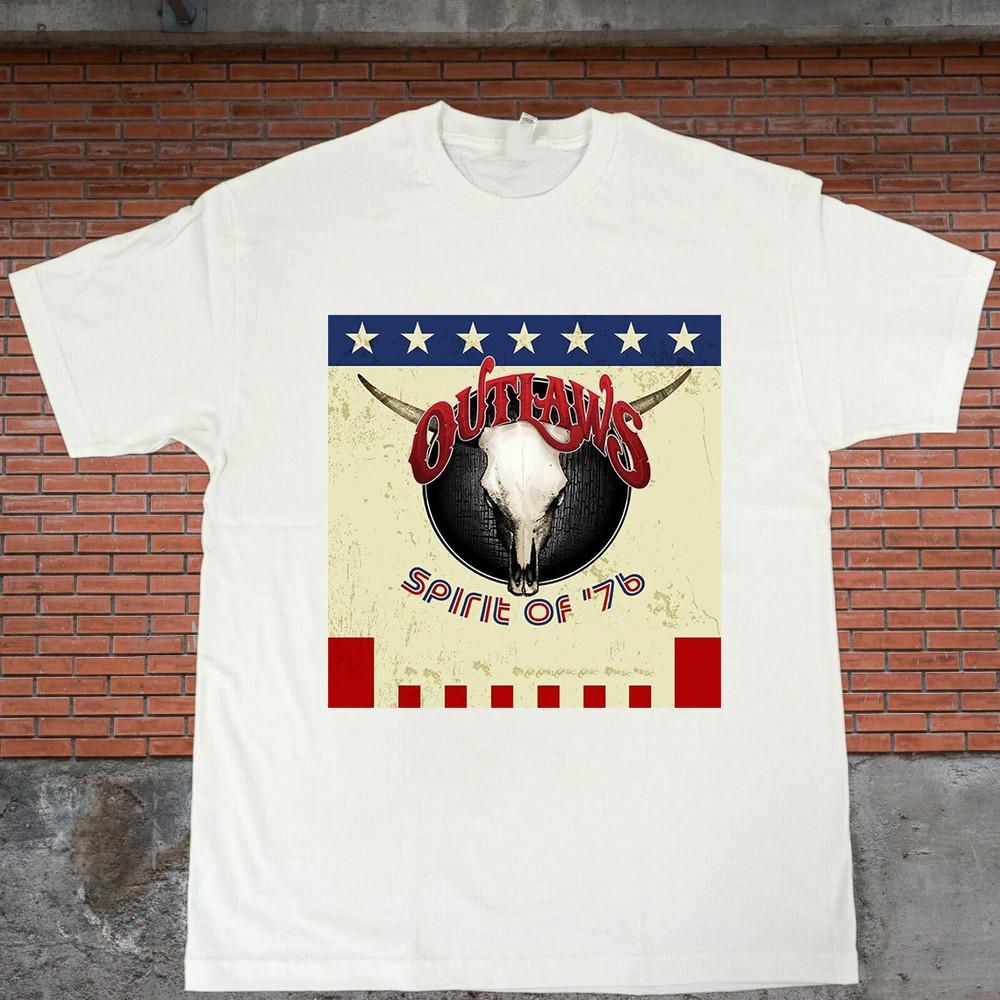 The Outlaws Band Spirit Of 76 Tour T Shirt Full Size S-5XL Unisex T-Shirt S