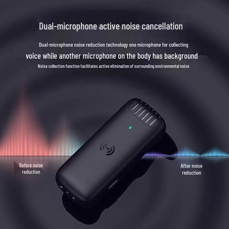 Top-rated J13 Wireless Lavalier Microphone: One-to-Two 2.4G Noise-Reducing Mic for Live Streaming
