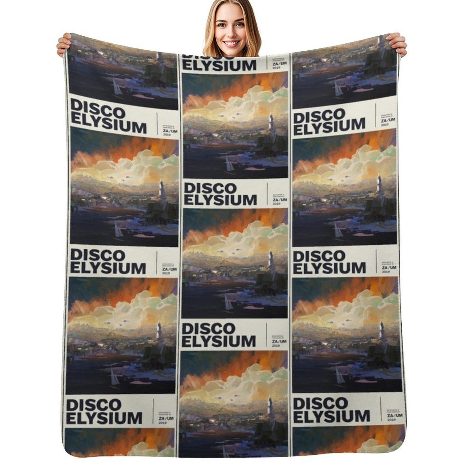 Disco Elysium Throw Blanket Versatile Cozy Throw Blanket for All Occasions Size: 75*100cm, Weight: 230 GSM