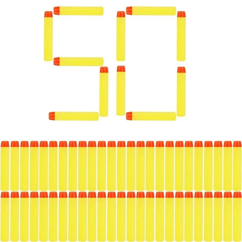 

low 100/1000pcs Darts For Soft Hollow Hole Head 7.2cm Refill Darts Toy Gun Bullets For Series Kid Children Gift