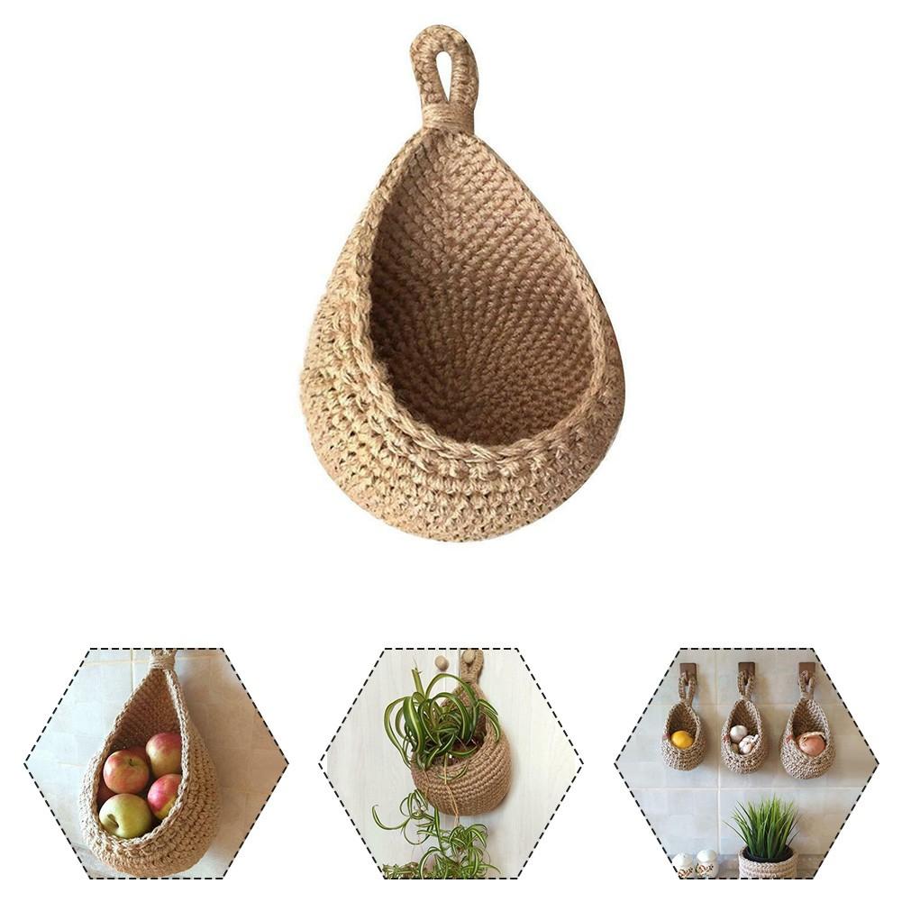 Home Kitchen Woven Basket 1pcs Baskets Cotton Rope