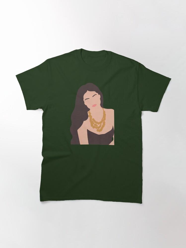 T-shirt Classica con Illustrazione Lineless di Selena Gomez