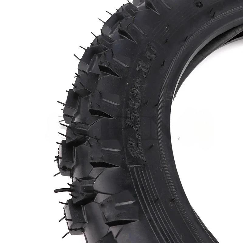 10inch Motorcycle Tire 2.50-10 Front Rear Wheel Tire Outer Tyre with Inner Tube for Motocross Dirt Pit Bike