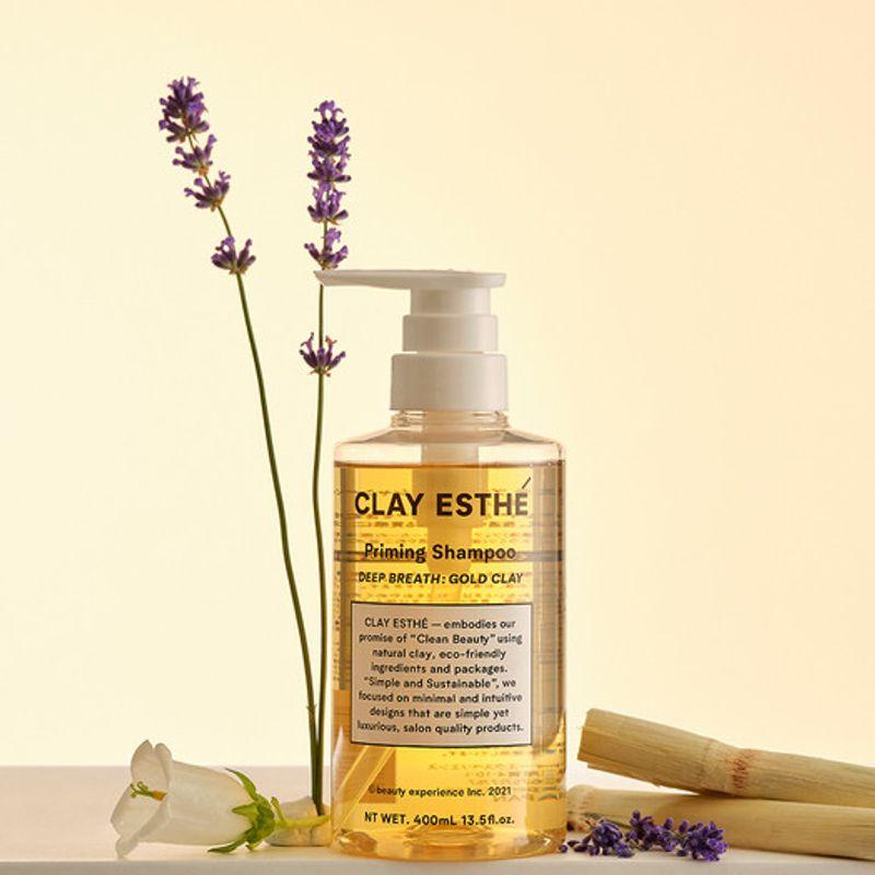 CLAY ESTHE’ Шампунь с золотой глиной 400 мл 400ml