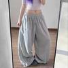 Vintage pruhované tepláky Dámské Streetwear Ležérní Oversized Kalhoty Korejská Móda Harajuku Volné Černé Hip Hop Kalhoty Nové