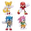 Figurines - Sonic - Set of 5 Sonic the Hedgehog Figures - 6 Cm - Official License - Multicolor