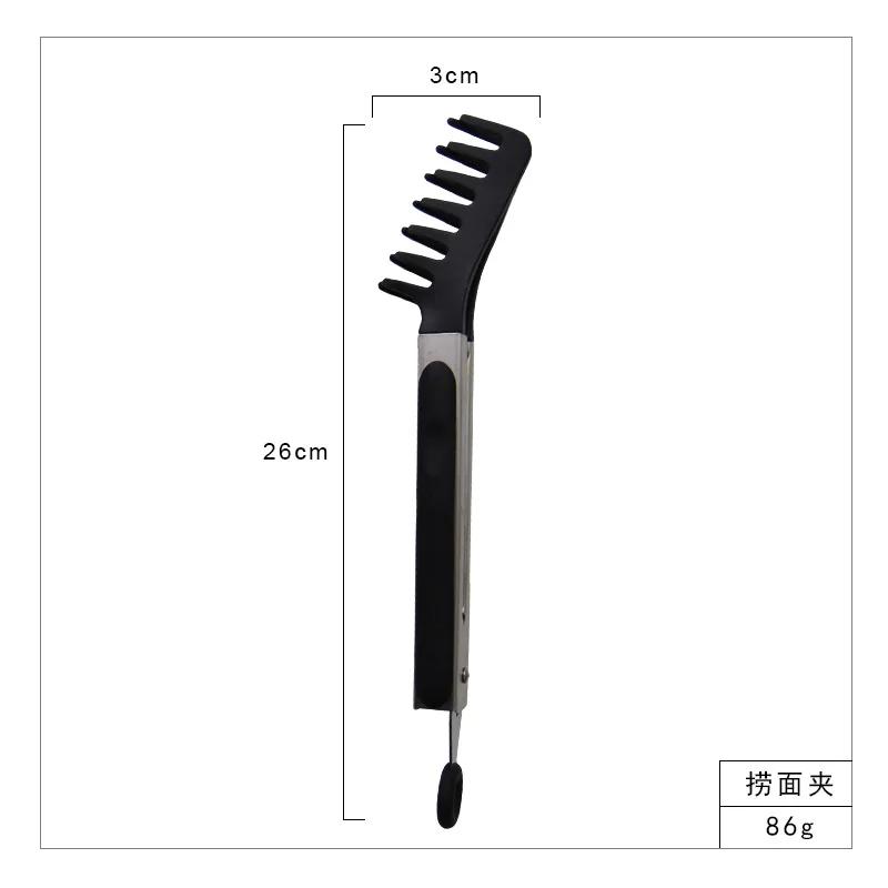 Kuchyňské kleště Nerezové kleště Nylonové nepřilnavé kuchyňské klipy Venkovní grilování salát pečivo nářadí Kuchyňské doplňky