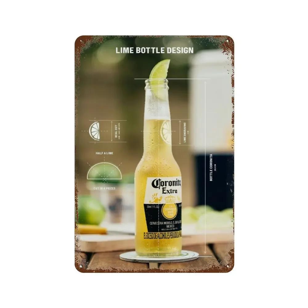 Vintage Beer Brand Rectangle Tin Sign Metal Plate Decorative Plaque For Man Cave Pub Bar Cafe Restaurant Garage Club Wall Decor