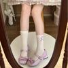 Cotton Lolita Socks With Sweet Side Bow For Girls Spring Summer Fashion