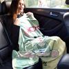 1pc, Gelatoni (2) Home Decor Flannel Blanket Perfect Gift for Bedroom, Living Room, Travel, Camping, Car