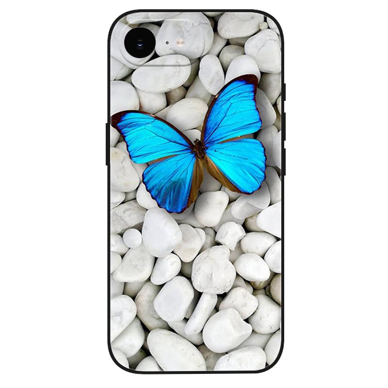 For iPhone 17e Case Silicone Luxury Space Cute Painted Soft Bumper for iPhone 17e 2026 17 e Phone Cover TPU Funda Shockproof