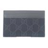 Gucci 768248 FACQC 1048 Card Case Black GG Supreme Canvas Mens