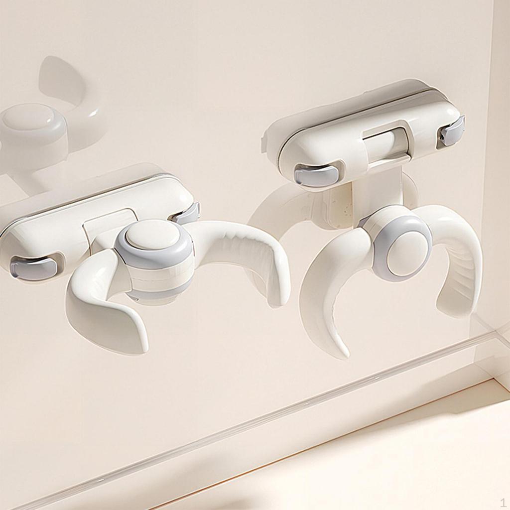 Supporto da Bagno Regolabile per Neonati con Ventose e Maniglie Robuste