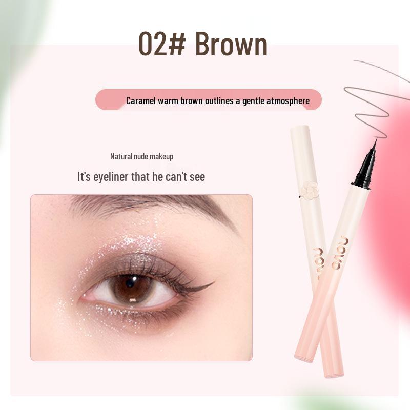 NOVO Сверхтонкий Водостойкий Карандаш-Лайнер для Глаз - Гладкий, Шелковистый и Стойкий к Размазыванию для Женщин