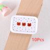 1/12 10Pcs Dollhouse Cartoon Mini Tray Dishes Set Dollhouse Simulation Kitchen Decoration Toy Kid Pretend Play Toys
