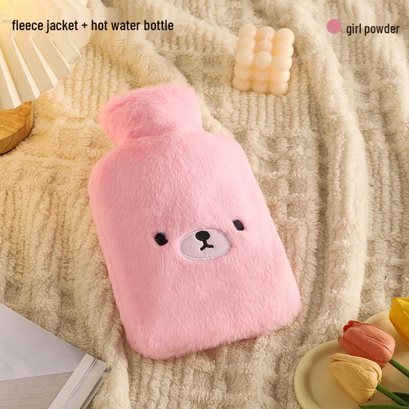 Brangdy Cartoon Plush Hot Water Bottle Hand Warmer