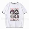 Anime Bang Dream T Shirt Harajuku Fashion Cute TOGENASHI TOGEARI Cartoon Print Tshirt Unisex Women Summer Cotton Short Sleeve Tee
