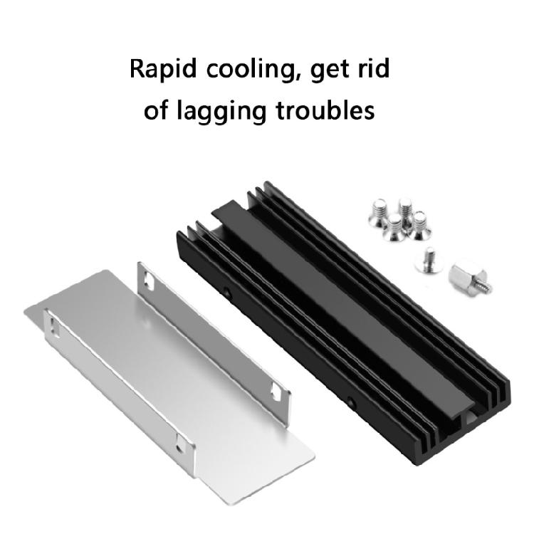 M.2 SSD HeatSink Heat Sink NVME M.2 2280 SSD Hard Disk Aluminum Heat Sink Radiators Thermal Cooling Pad for Desktop PC