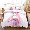 3D Print Anime Nyatasha Nyanners Duvet Cover Set King Queen Double Full Twin Single Size Kids Teens Bedding