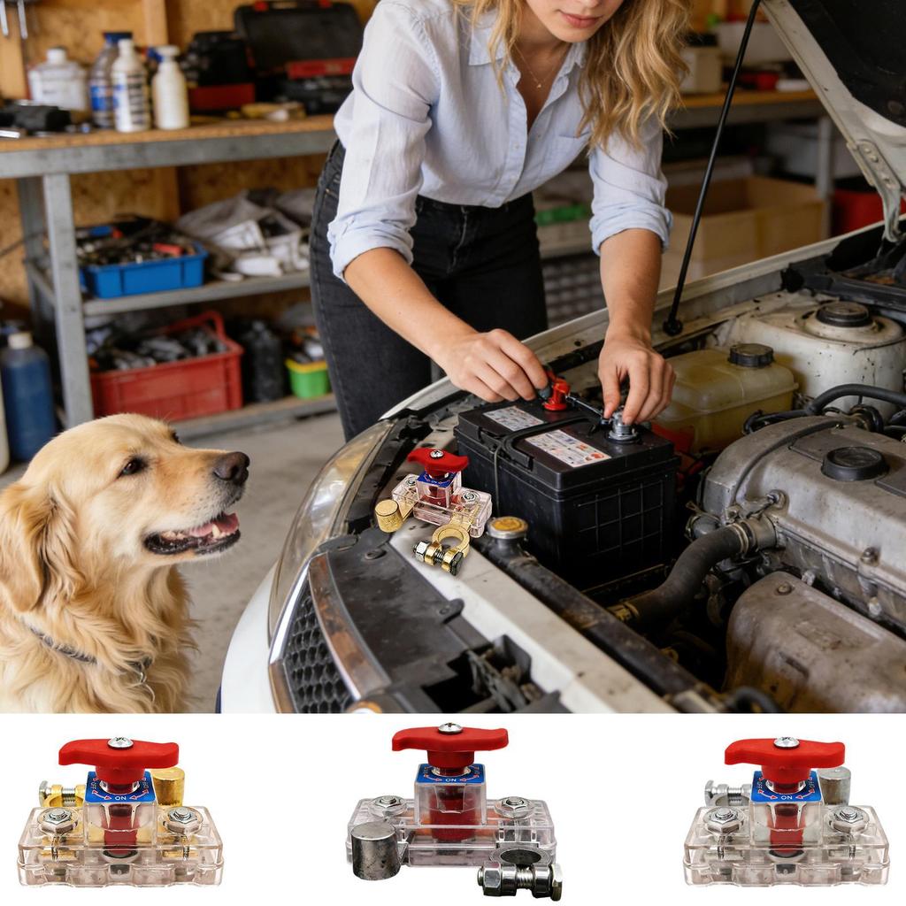 Battery Disconnect Button Battery Disconnect Control Car Power Management Button for Garage Workshop Vehicle Sedan RV SUV Truck