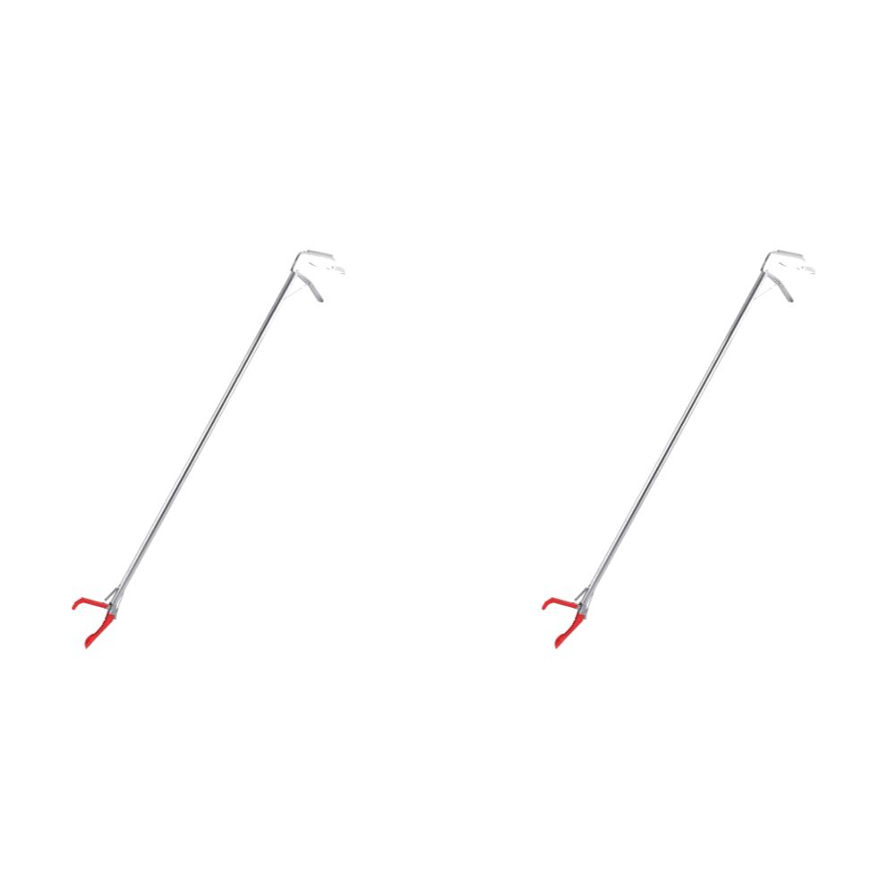 1.5M Stainless Steel Snake Catcher Tongs Foldable Reptile Grabber Tool Snake Hook Catcher Tool For Outdoors Catch Loach Crab