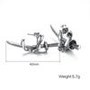 New Hot Selling Fashion Punk Style Mens Sword Stud Earrings
