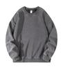 Women's Heavyweight Washed Hooded Sweatshirt, Loose Fit, Solid Color, No Drawstring, American Style, Long Sleeve, Versatile Base Layer