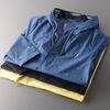 Export Original Tail Single Cut Label Soft Shell Jacket Outwear Men's Spring & Fall Windproof Waterproof Mid Length Long Length Trench Coat Men's Coat