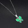 8xSensitive Thermo Mood Color Change Butterfly Pendant Necklace Bridal Jewelry