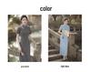 2024 Spring/Summer Floor-Length Chinese Style Qipao: Comfortable, Breathable, Daily Wear with Full Opening