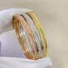 Women's Exquisite 18K Gold-Plated Zircon Bracelet - Light Luxury & Fashionable Design