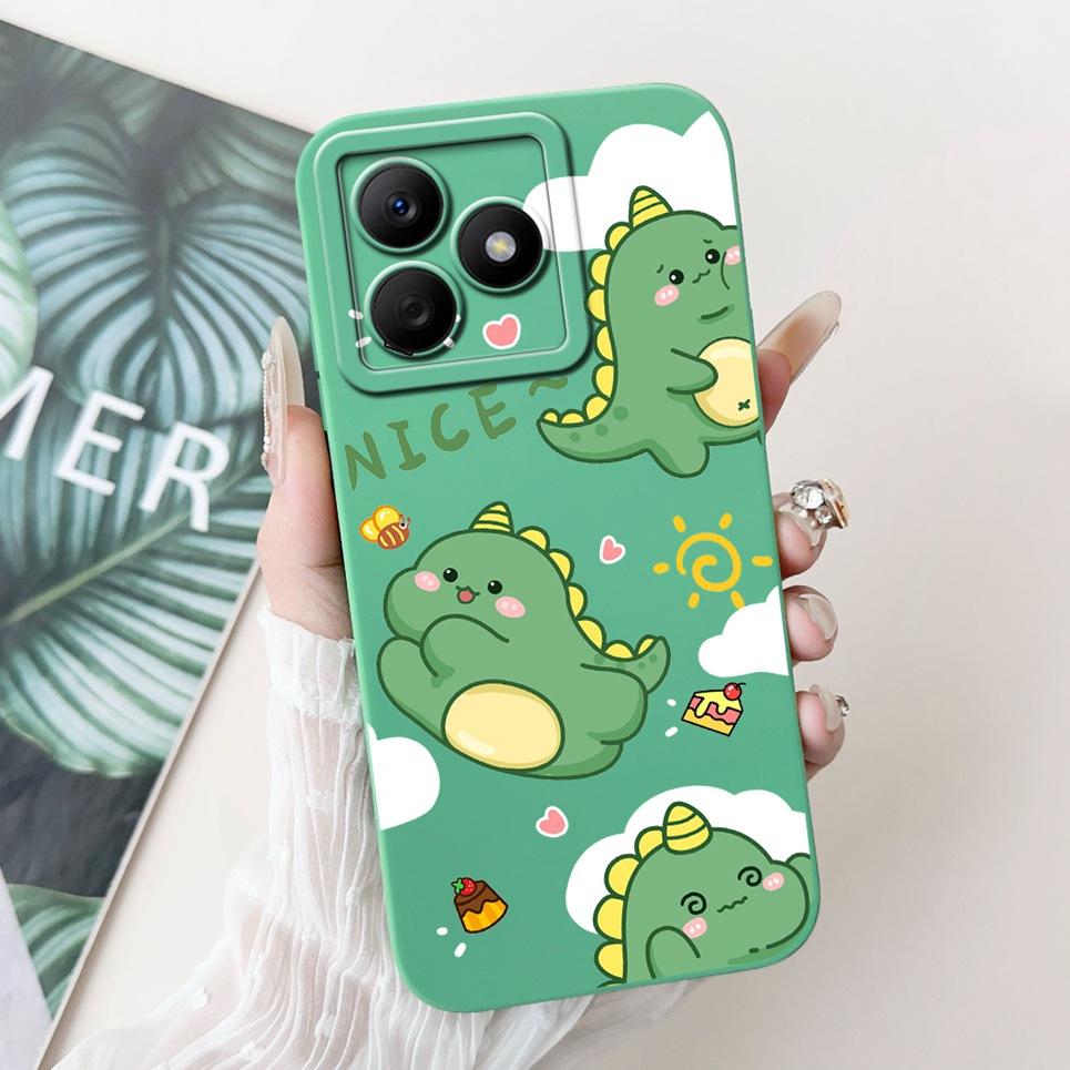 Cartoon Fashion Back Shell For Honor X50i Plus X50i+ Phone Bumper Case Soft Silicone Dragon Astronaut Funda Camera Protected
