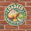 Tin Sign 2D Metal Wall Art Decorative Hanging Accessory Home Decor