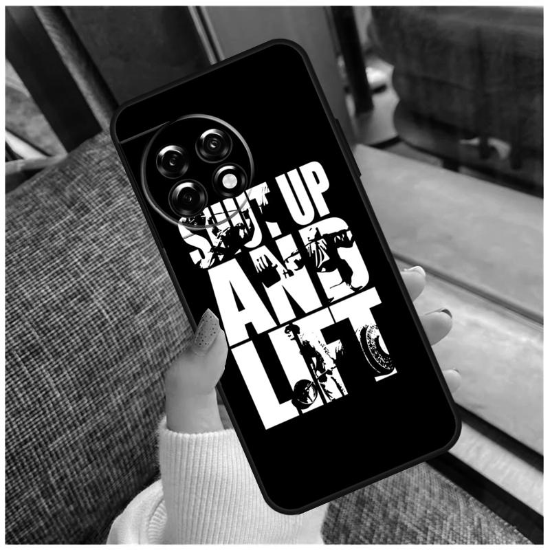 Bodybuilding Gym Fitness Quotes Case For OnePlus 15 13 12 11 10 9 Pro 13R 13T 12R 10T 8T Nord CE 5 2 3 4 Lite N20 N30 Coque