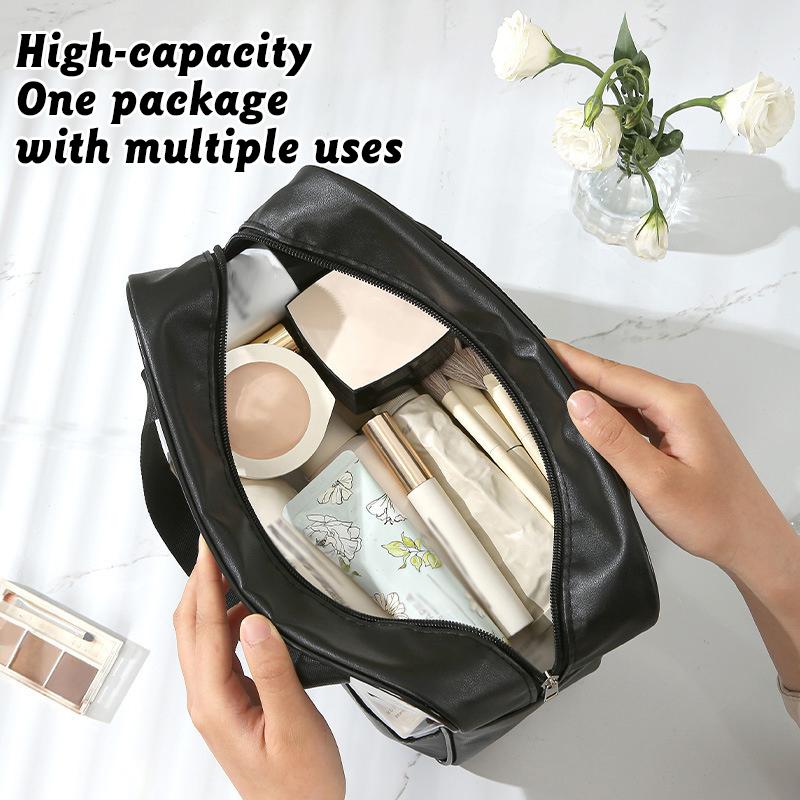 Portable Travel Cosmetic Bag Women Transparent Makeup Bag Large-Capacity Bath Wash Bags Multifunction Waterproof Storage Case